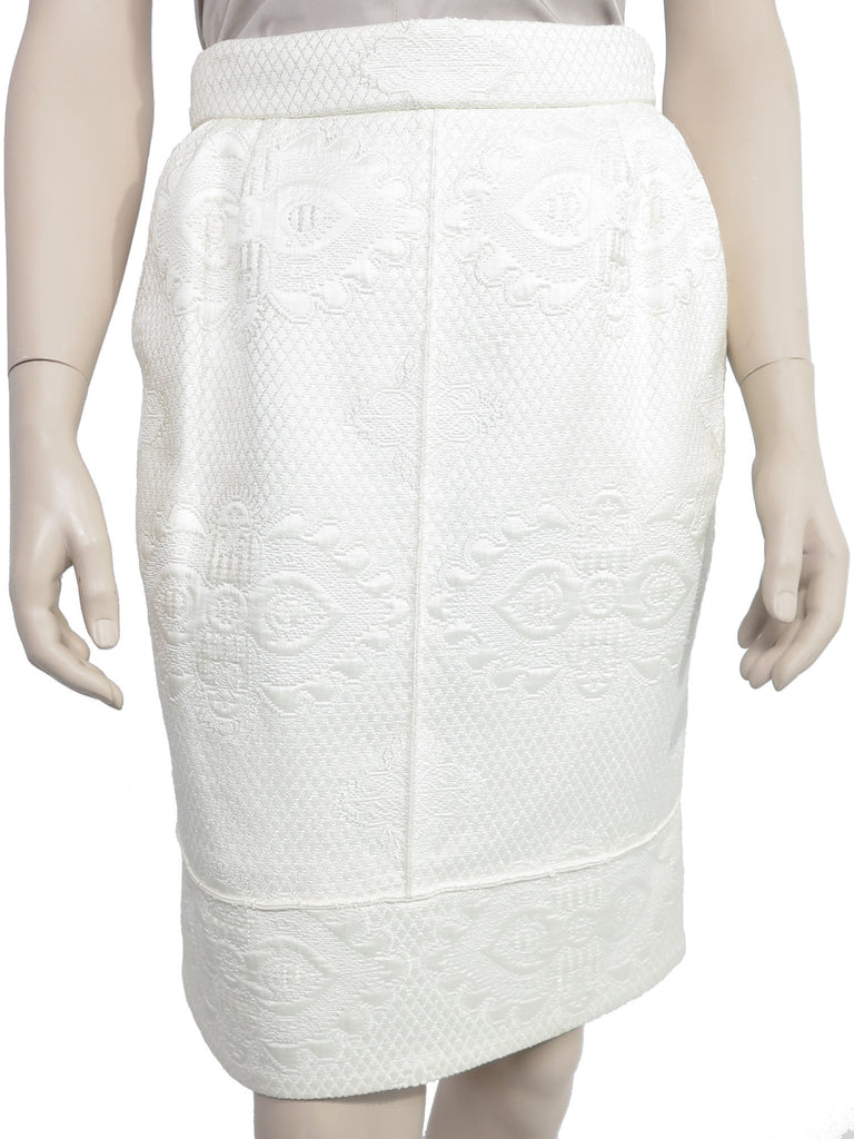Louis Vuitton Embroidered Skirt