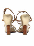 Louis Vuitton Logo Wedge Sandals