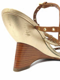 Louis Vuitton Logo Wedge Sandals