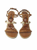 Louis Vuitton Logo Wedge Sandals