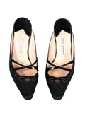 Manolo Blahnik Pointed Strappy Mules