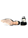 Manolo Blahnik Slingback Pointed Calf-Hair Pumps