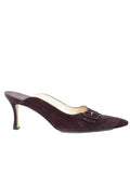 Manolo Blahnik Suede Mules