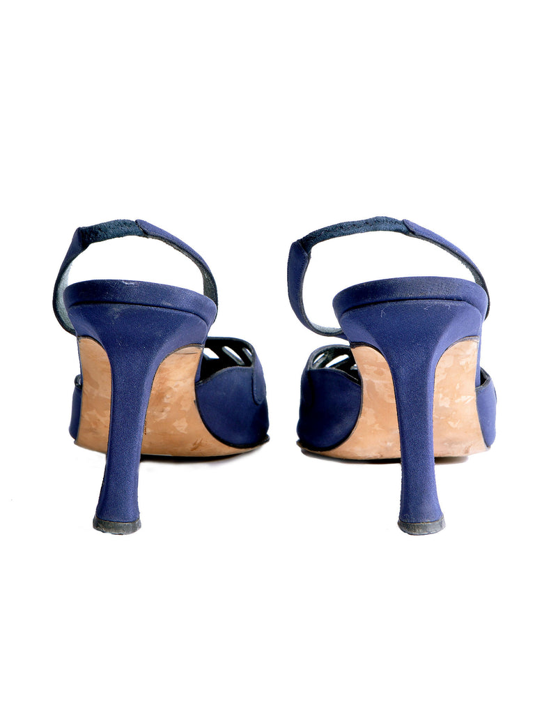 Manolo Blahnik Parachute Slingback Pumps
