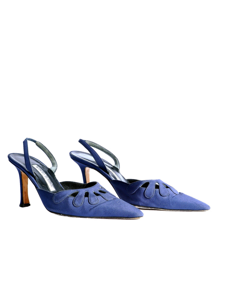 Manolo Blahnik Parachute Slingback Pumps