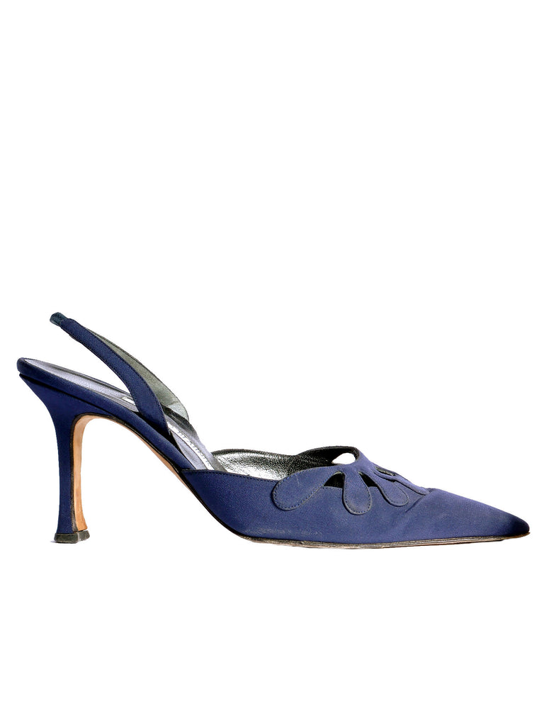 Manolo Blahnik Parachute Slingback Pumps