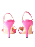 Manolo Blahnik Embellished Satin Slingbacks