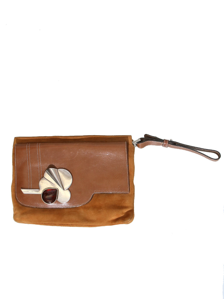 Marc Jacobs Suede Clutch Bag