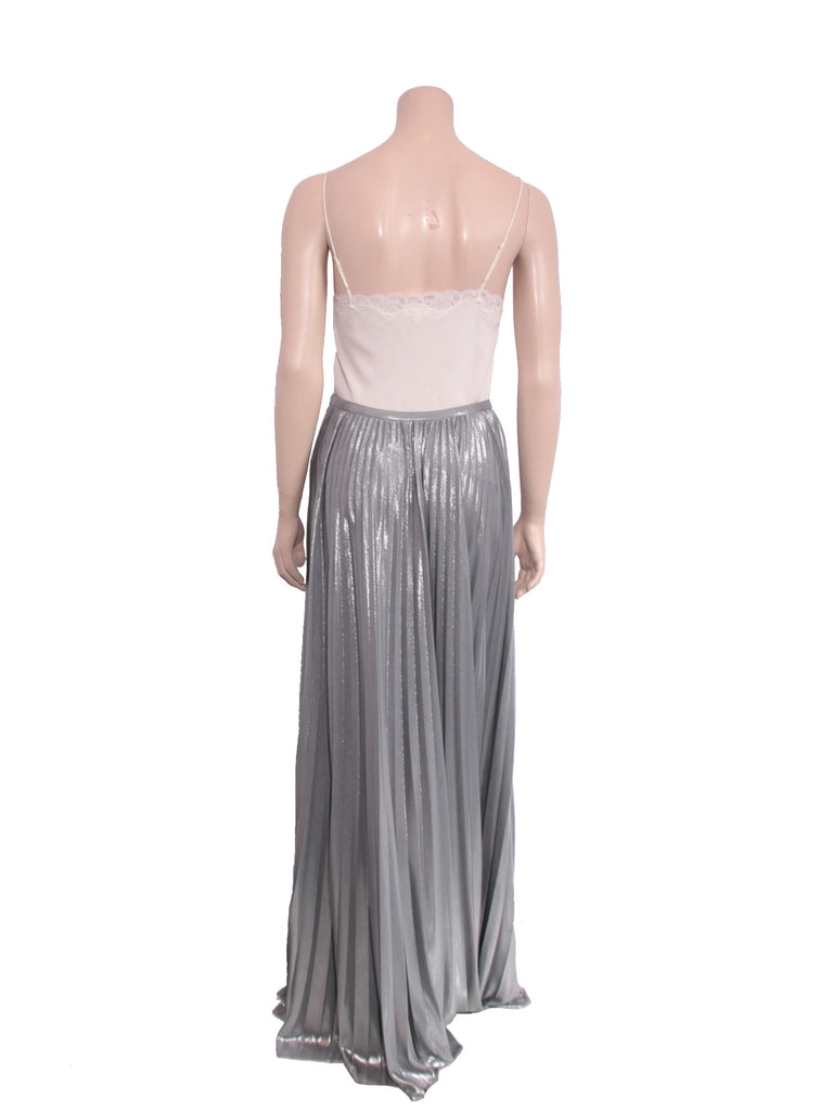 Halston Heritage Pleated Maxi Skirt
