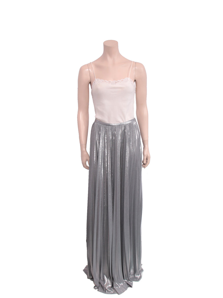 Halston Heritage Pleated Maxi Skirt