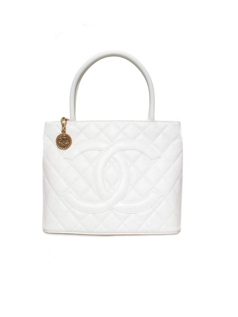 Chanel Caviar Medallion Tote Bag