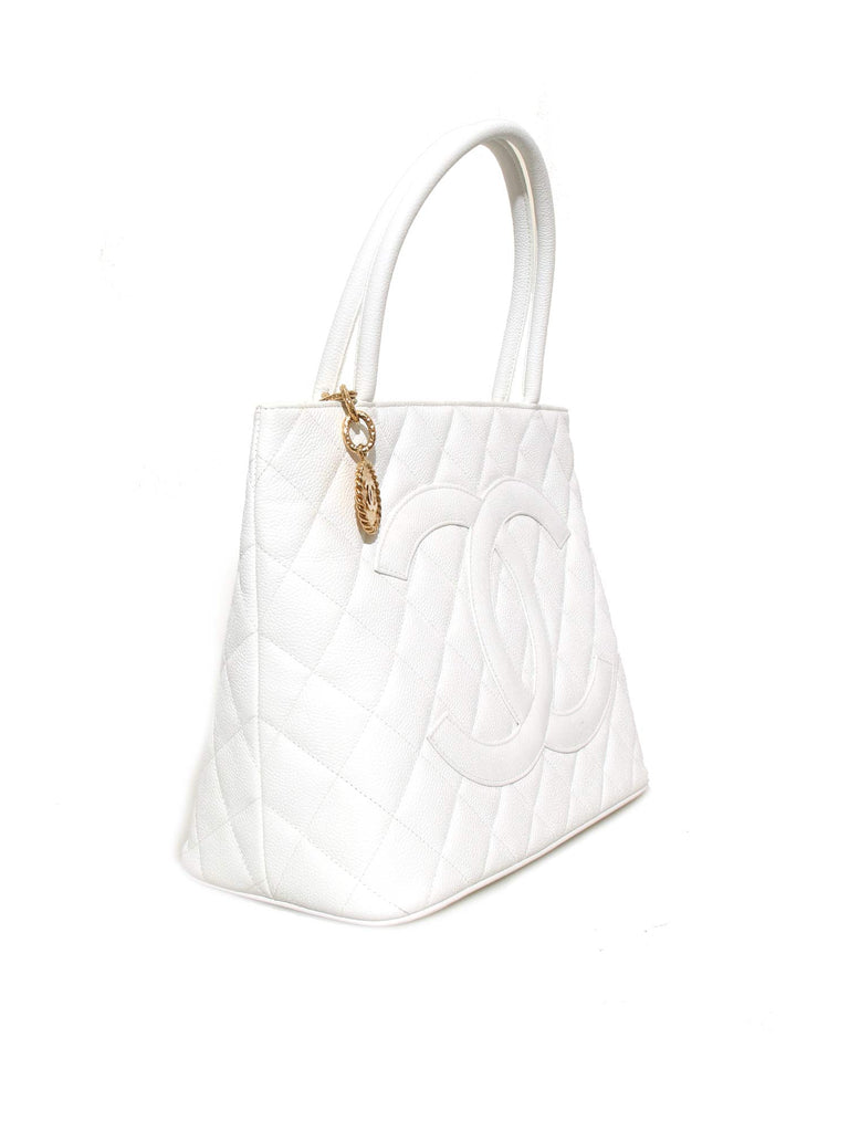 Chanel Caviar Medallion Tote Bag