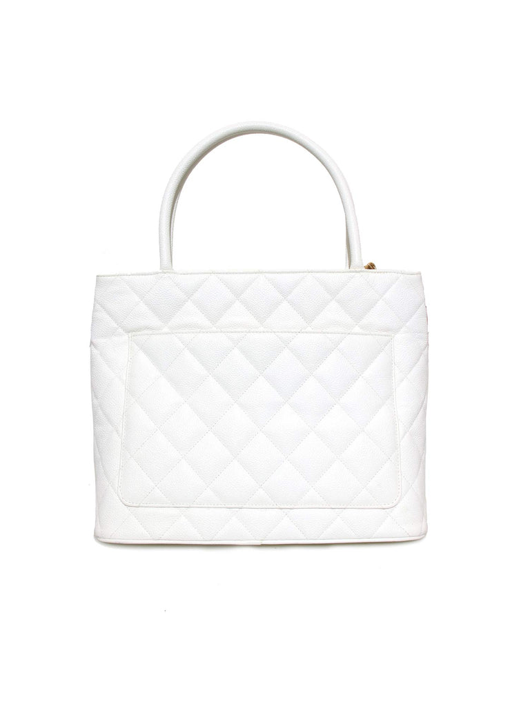 Chanel Caviar Medallion Tote Bag