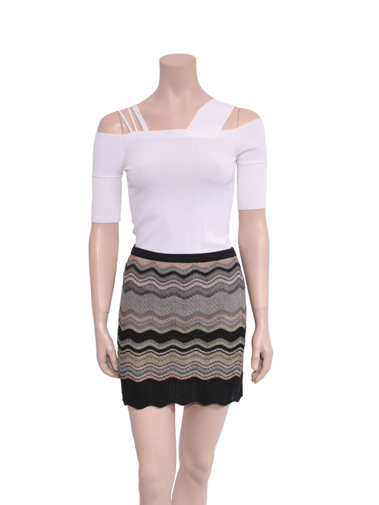 M Missoni Printed Knit Skirt