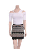 M Missoni Printed Knit Skirt