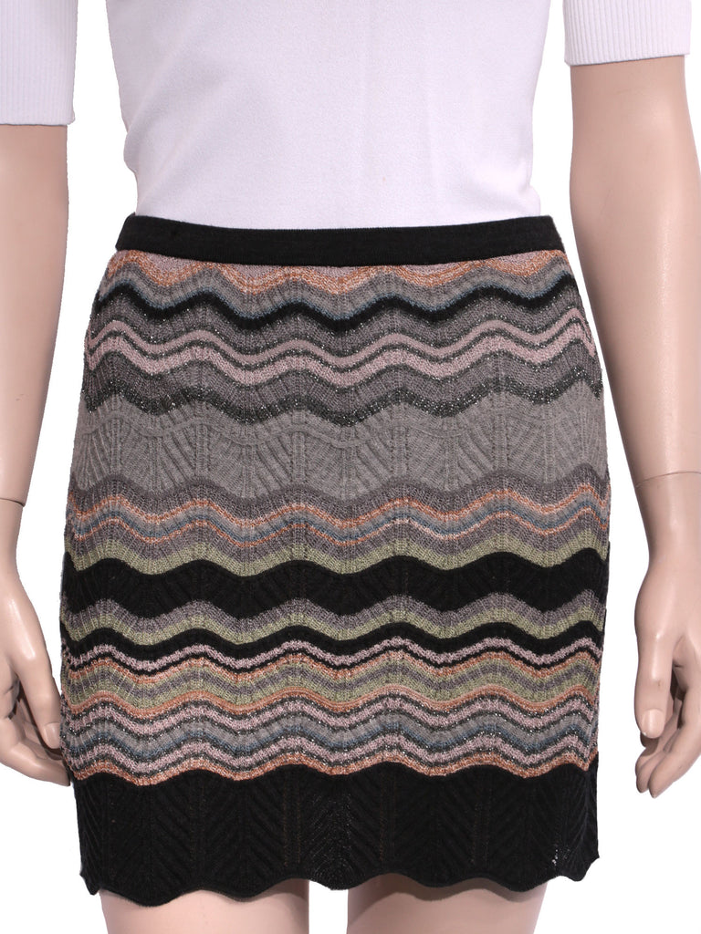 M Missoni Printed Knit Skirt