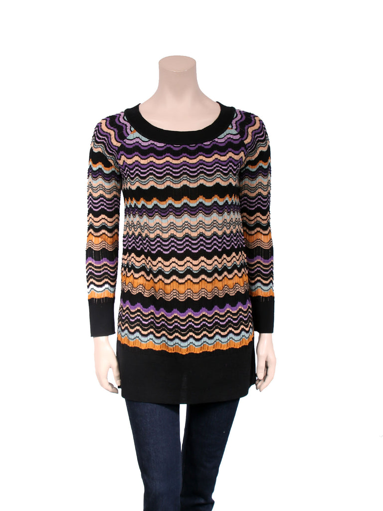 M Missoni Printed Knit Sweater