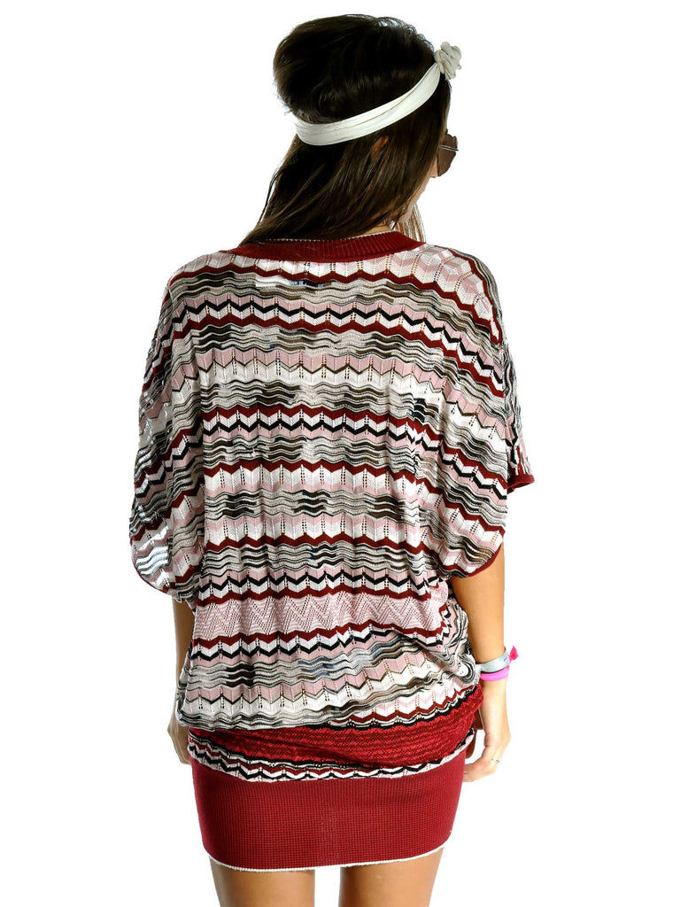 M Missoni Crochet-Knit Tunic