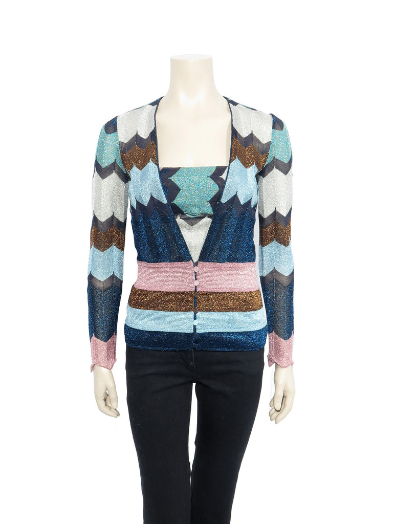 Missoni Shimmer Knit Cardigan