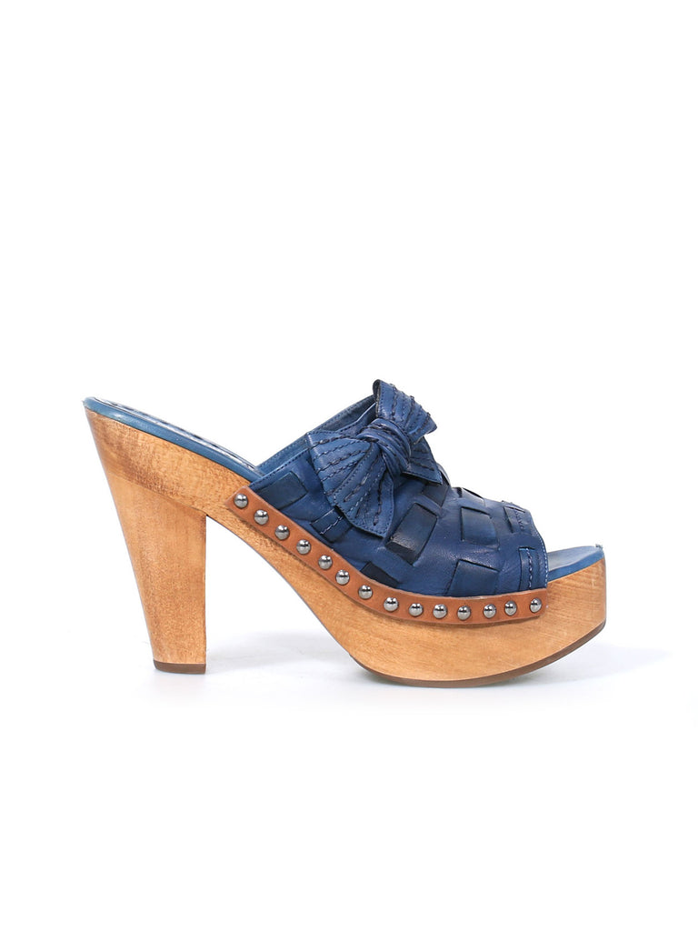 Miu Miu Leather Platform Sandals