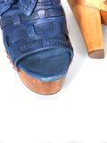 Miu Miu Leather Platform Sandals