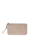 Miu Miu Embossed Leather Wristlet