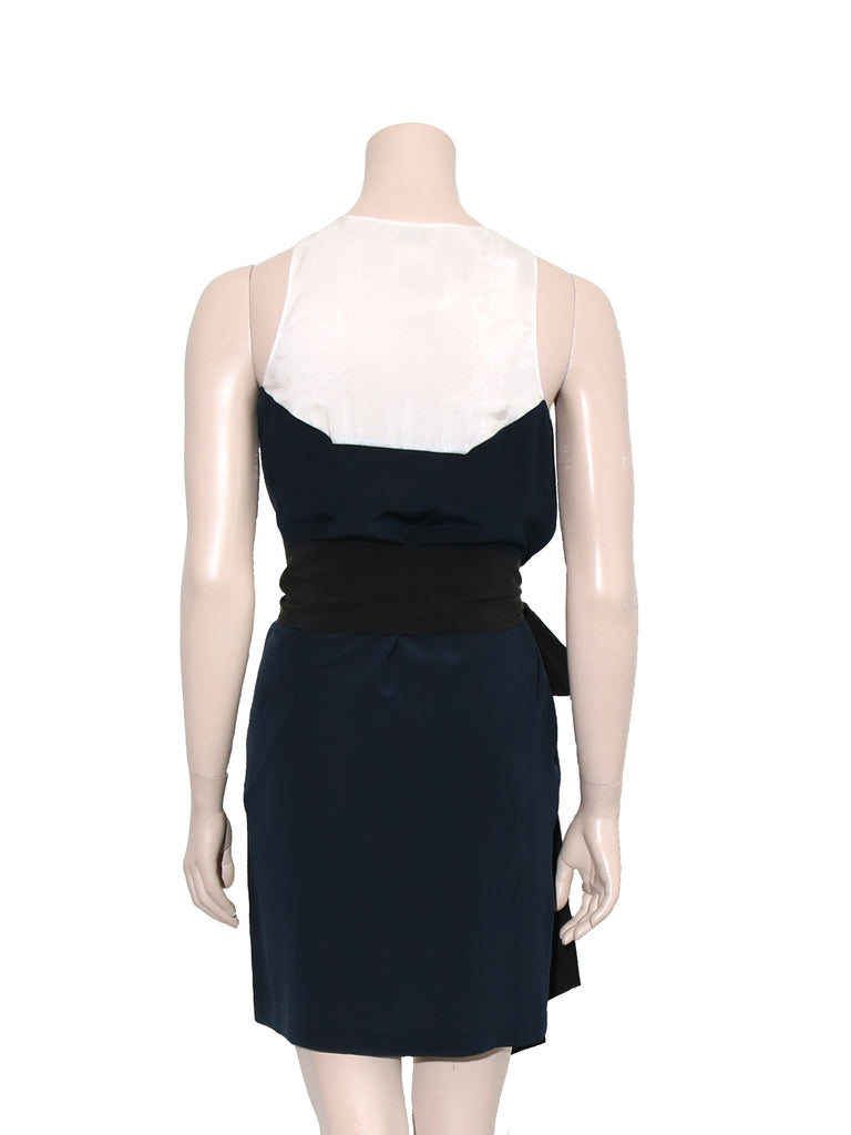 Miu Miu Sleeveless Belted Dress