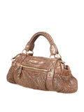 Miu Miu Metallic Leather Satchel