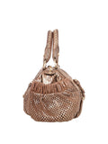 Miu Miu Metallic Leather Satchel