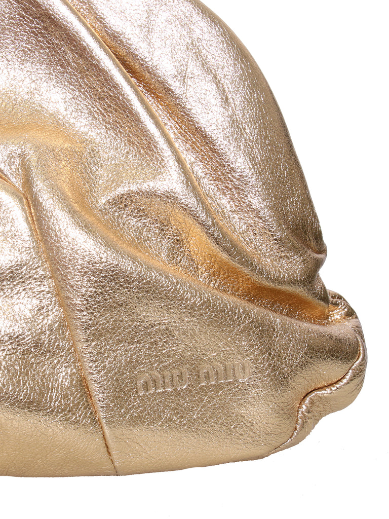 Miu Miu Oversize Leather Clutch Bag