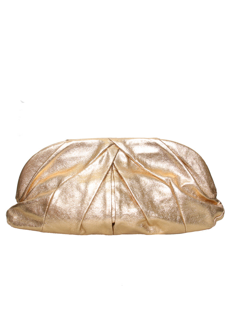 Miu Miu Oversize Leather Clutch Bag