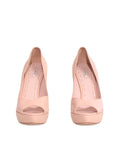 Miu Miu Patent Peep-Toe Pumps