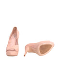 Miu Miu Patent Peep-Toe Pumps
