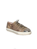 Miu Miu Snake-Print Low Top Sneakers