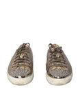 Miu Miu Snake-Print Low Top Sneakers