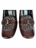 Miu Miu Woven Buckle Pumps