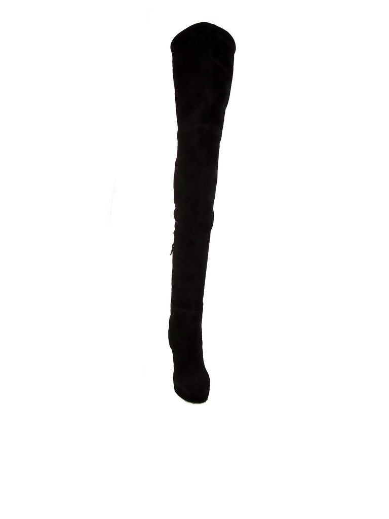 Miu Miu Thigh-High Suede Boots