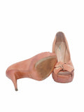 Miu Miu Peep-Toe Bow Heels