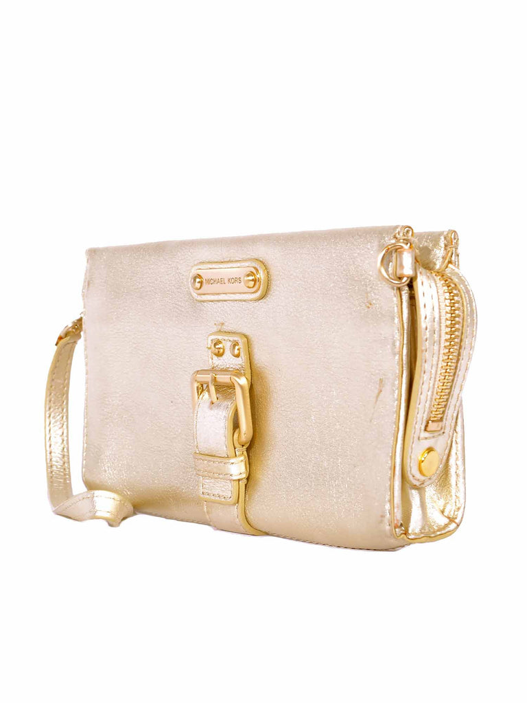 MICHAEL Michael Kors Metallic Wristlet Wallet