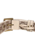 Gucci Monogram Canvas Belt