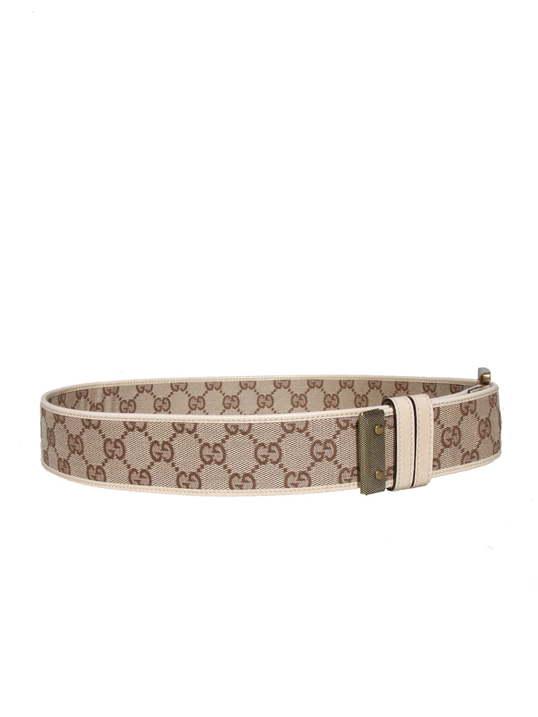 Gucci Monogram Canvas Belt