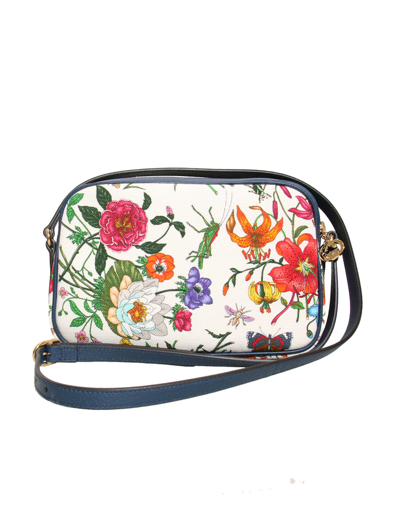 Gucci Flora Canvas Cross Body Bag