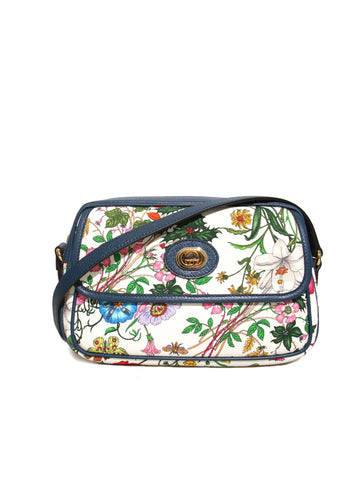 Gucci Flora Canvas Cross Body Bag