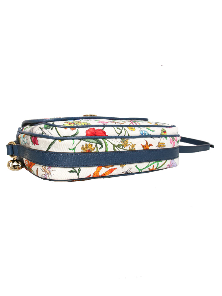 Gucci Flora Canvas Cross Body Bag