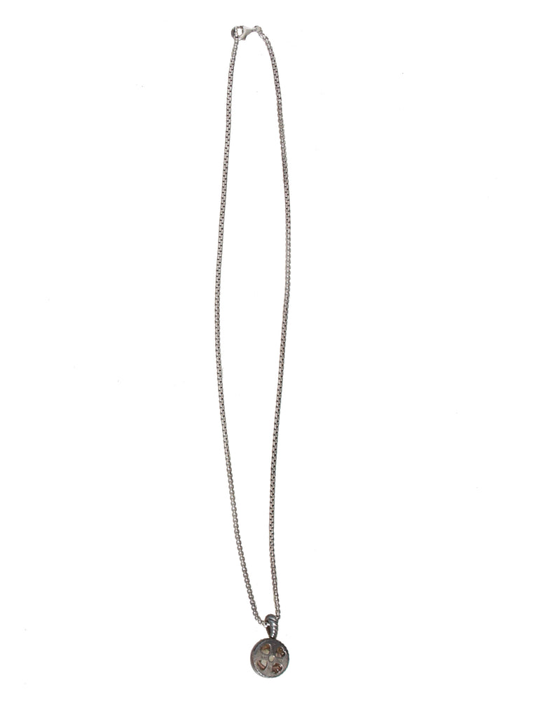 David Yurman Prasiolite and Diamond Necklace