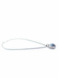 David Yurman Albion Pendant with Hematine and Diamonds and Wheat Chain Necklace