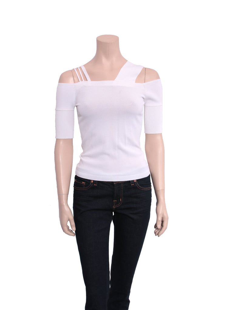Givenchy Off-Shoulder Stretch Knit Top