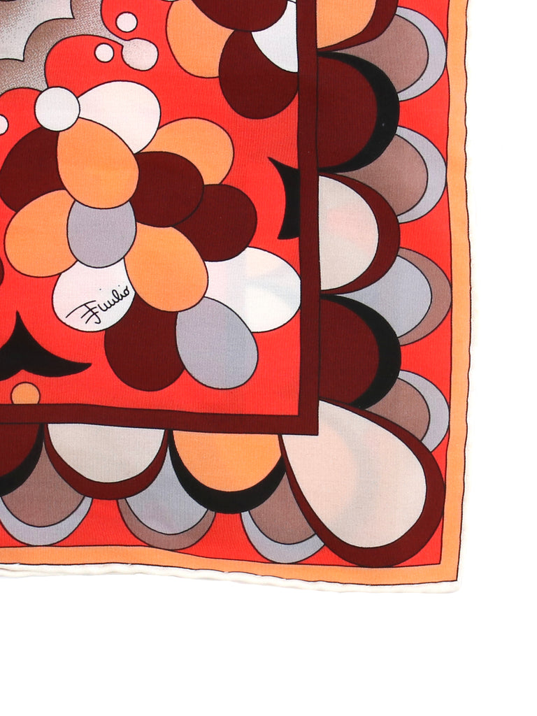 Emilio Pucci Printed Silk Scarf