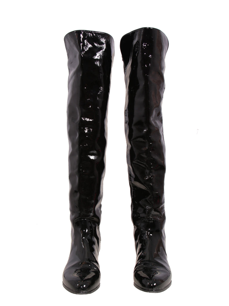 Stuart Weitzman Fifo Over-The-Knee Patent Boots