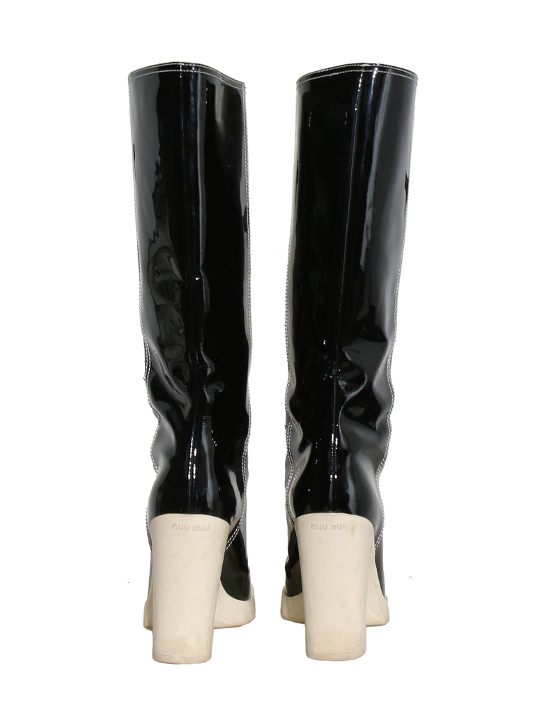 Patent Leather Boots
